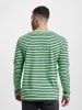 WOOD WOOD WOOD WOOD T-Shirt in palegreen/navystripes