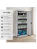 tectake Werkzeugschrank aus pulverbeschichtetem Stahl, 180 x 80 x 40 cm