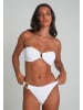 Moda Minx Bikinioberteil SCRUNCH Irregular in White