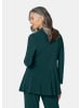GOLDNER Leichte Shirtjacke lila mit Stretch in smaragd