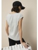 Tamaris T-Shirt in mittelgrau-melange
