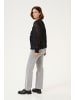 Cream Langarm-Bluse CRYana Straight fit in Pitch Black Animal