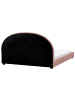 Beliani Doppelbett VAUCLUSE in Rosa - (W) 194 x (H) 112 x (L) 214 cm