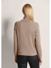 MADELEINE Schmaler Feinstrickpullover in beige / melange