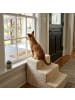 relaxdays Hundetreppe in Beige - (B)35 x (H)36,5 x (T)45 cm