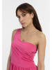 faina Damen One-Shoulder Maxikleid in Pink