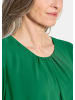 GOLDNER Elegante Bluse aus Chiffon in grün