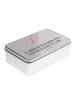 Mr. & Mrs. Panda Geschenkbox Axolotl Tanzen mit Spruch in Grau Pastell