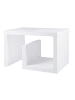 Phoenix Group AG  Beistelltisch "Los Angeles" in Weiß - (B)60 x (H)40 x (T)40cm