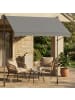 SONGMICS Klemmmarkise Sheld in Anthrazit - (B)120 x (H)(220-300) x (T)300 cm