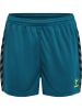 Hummel Hummel Shorts Hmlauthentic Multisport Damen Atmungsaktiv Feuchtigkeitsabsorbierenden in BLUE CORAL