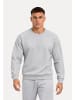 SMILODOX Sweatshirt Brenvaro in Grau Melange