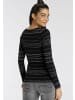 Kangaroos Langarmshirt in schwarz
