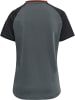 Hummel T-Shirt Raglanärmel Hmlpro Damen in QUIET SHADE/FORGED IRON