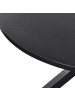 Beliani Runder Tisch MALETTO in Schwarz - (W) 120 x (H) 75.5 x (L) 120 cm