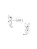 Alexander York Schmuckset KATZE 3d in 925 Sterling Silber, 4-tlg.