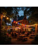SPICELITE Garten Party Lichterkette Illu 5 bunte LED Kugellampen 5m schwarz