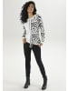 Aniston SELECTED Strickpullover in Offwhite-schwarz
