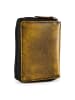 Greenburry Destressed Geldbörse RFID Schutz Leder 10.5 cm dirty yellow