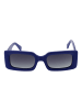 Funky Buddha Frauen Sonnenbrille Rechtwinklig Lila