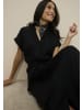 Tamaris Hemdblusenkleid in schwarz