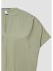 QS Bluse kurzarm in Olive