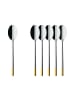 Villeroy & Boch 6er Set Tafellöffel Ella teilvergoldet 211 mm in silber-gold