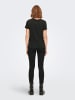 ONLY 2er-SET Print T-Shirt Kurzarm Top mit Design Druck in Schwarz-5