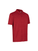 IDENTITY Polo Shirt active in Dunkel rot meliert