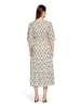 CARTOON Casual-Kleid tailliert in Khaki/Blau