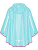 Playshoes Kinder Regenjacke "Regenponcho faltbar" in Türkis