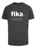 Mister Tee Mister Tee Herren Fika Definition Tee in charcoal