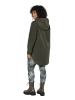 Ulla Popken Sweatjacke in olivgrau