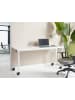 Beliani Zusammenklappbarer Schreibtisch CAVI in Weiß - (W) 160 x (H) 75 x (L) 60 cm