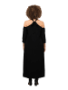Ulla Popken Midikleid in schwarz