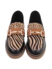 Ital-Design Halbschuh in Schwarz und Beige