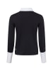 MARC CAIN COLLECTIONS Poloshirt in marine weiß