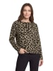 Betty Barclay Sweatshirt mit Kordelzug in Brown/Black