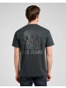 Lee T-Shirt Ss Relaxed Graphic in Washed Black