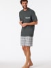 Schiesser Shorty Comfort Nightwear in kohle