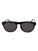 Web Männer Sonnenbrille Rund Schwarz