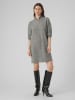 Vero Moda Strickkleid in Medium Grey Melange