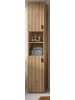 Inn.Furn Hochschrank Eiche Artisan 30 x 192 cm, Badschrank mit 6 Fächern