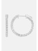 Ethische Diamanten Ohrringe aus 375 Weißgold mit Lab Grown Diamant