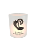 Mr. & Mrs. Panda Kerzenhalter Glas Stinktier Handstand mit Spruch in Transparent