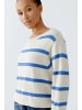 Oui Pullover in offwhite blue