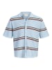 JACK & JONES Junior Gestricktes Polo in Cashmere Blue