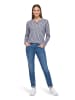Betty Barclay Blusenshirt mit Print in Blau/Beige