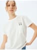 KOTON TSHIRT SS in Ekru