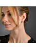 Adeliás Damen Ohrringe – Ohrstecker aus 925 Silber mit Zirkonia in silber